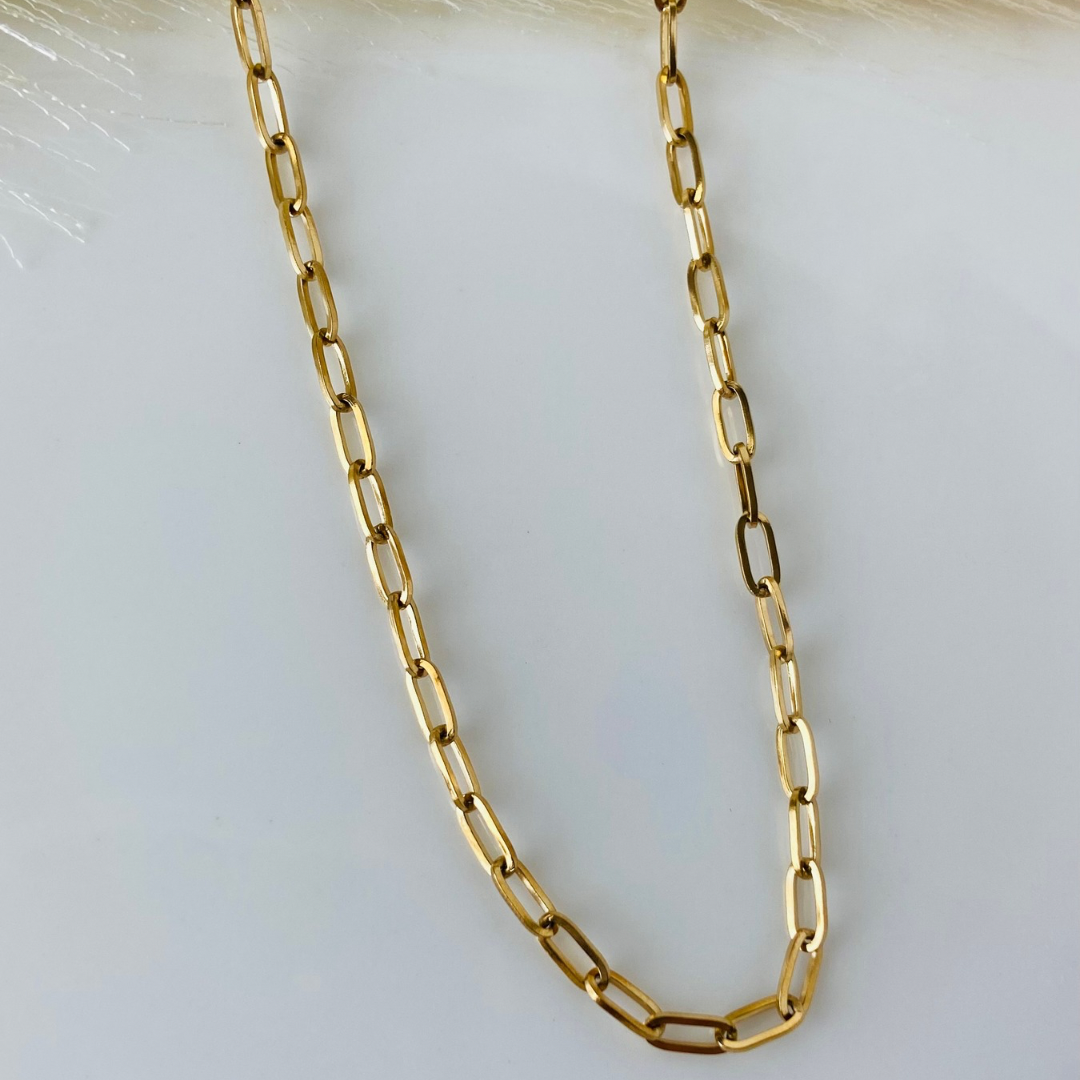 Avril Paperclip Necklace