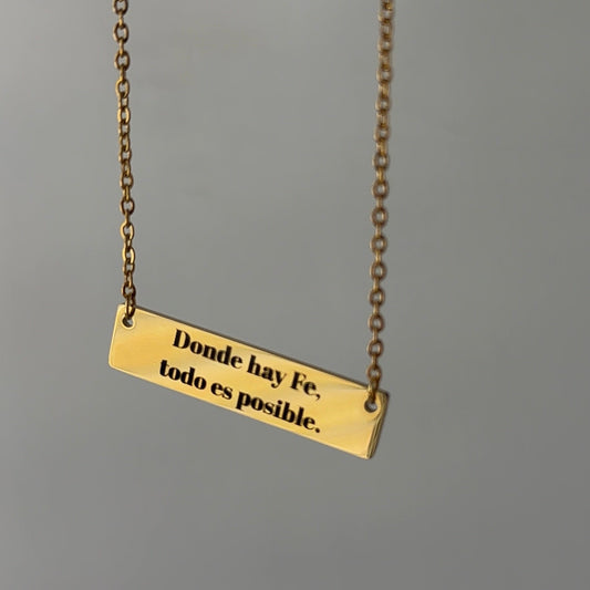 Tu Mensaje Necklace
