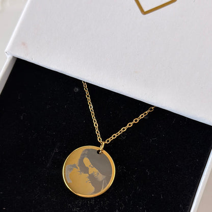 Round Photo Necklace
