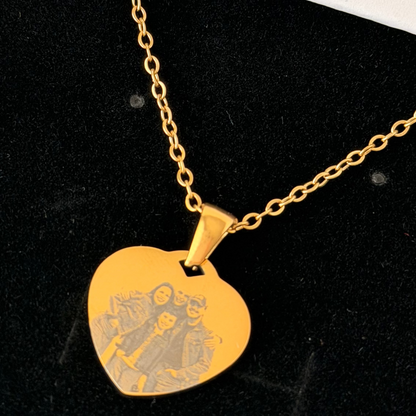 Heart Photo Necklace
