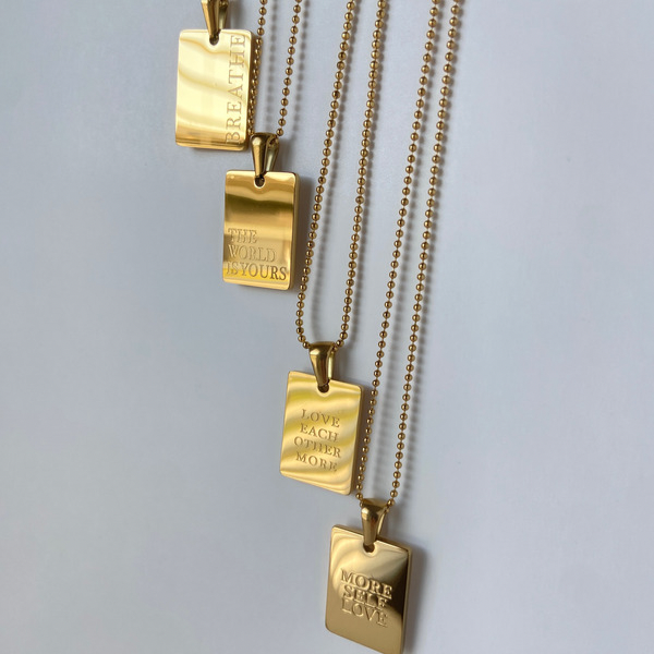 Fabia Military Necklace