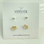 Angella flat back earrings (set)