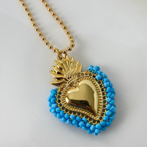 Sagrado Corazon de Jesus Necklace