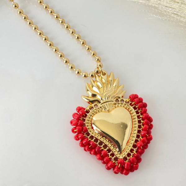 Sagrado Corazon de Jesus Necklace