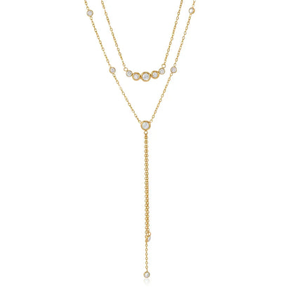 Crystal Layered Necklace