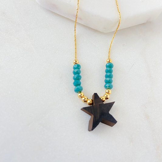 Azabache Star Necklace
