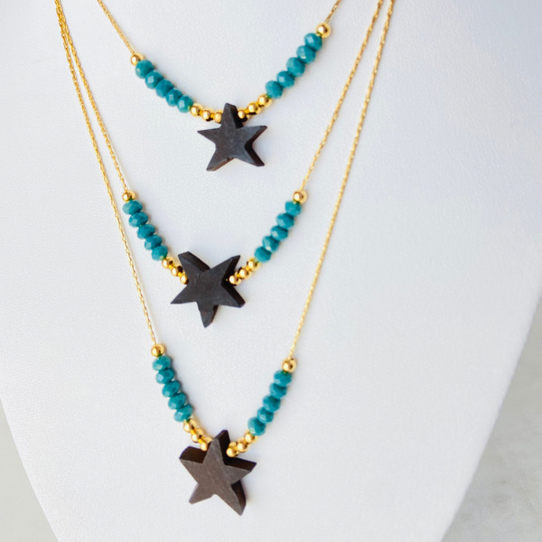 Azabache Star Necklace